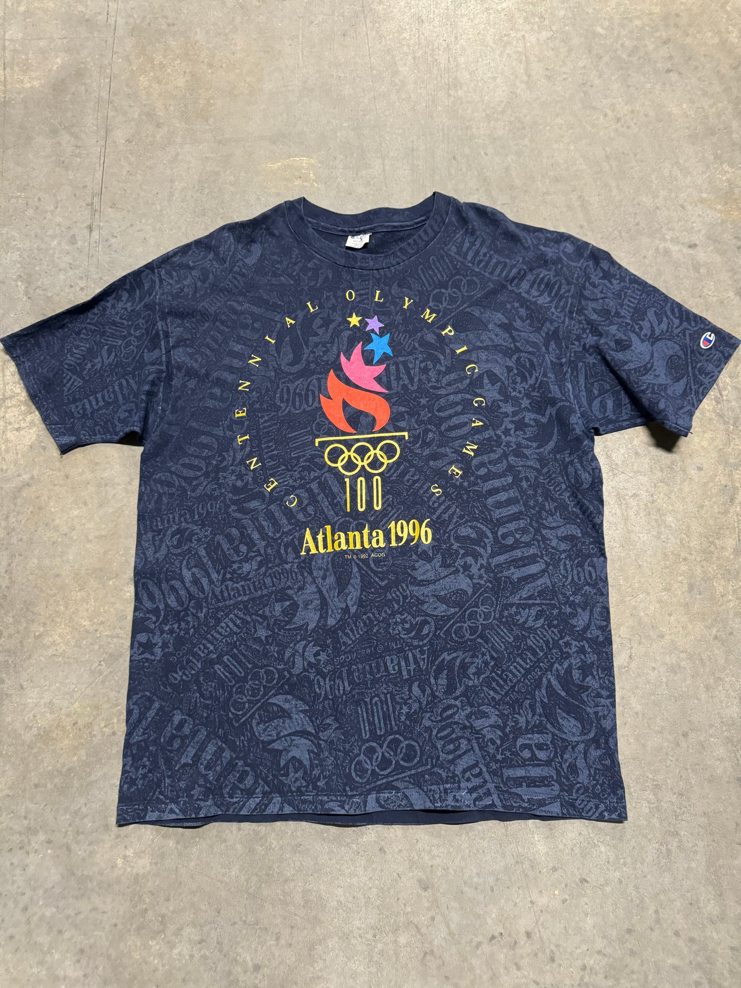 96' Atlanta Olympics T-shirt 2XL – tnt vintage